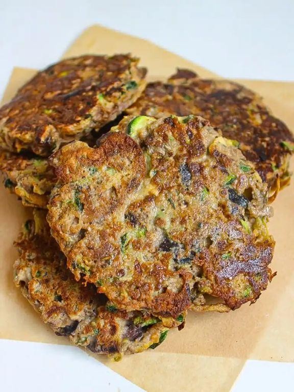 Eggplant and Zucchini Fritters