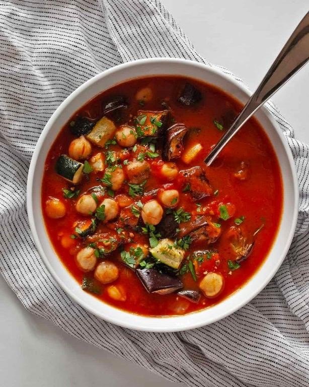 Eggplant and Zucchini Stew