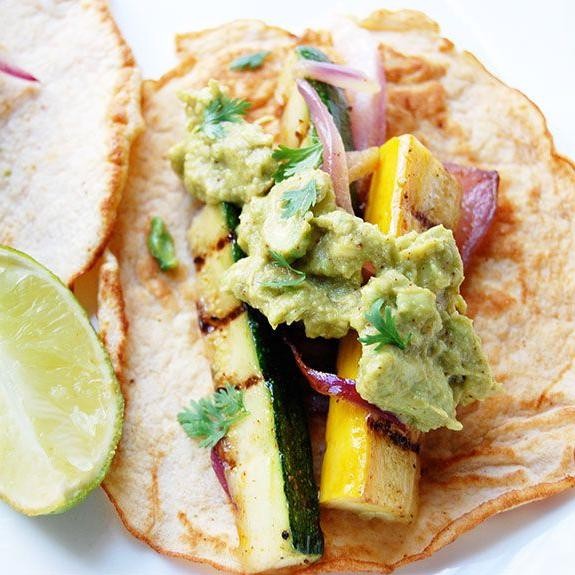 Eggplant and Zucchini Tacos
