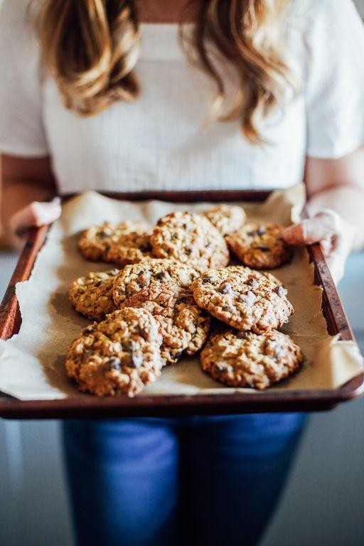 Einkorn Oatmeal Raisin Cookies