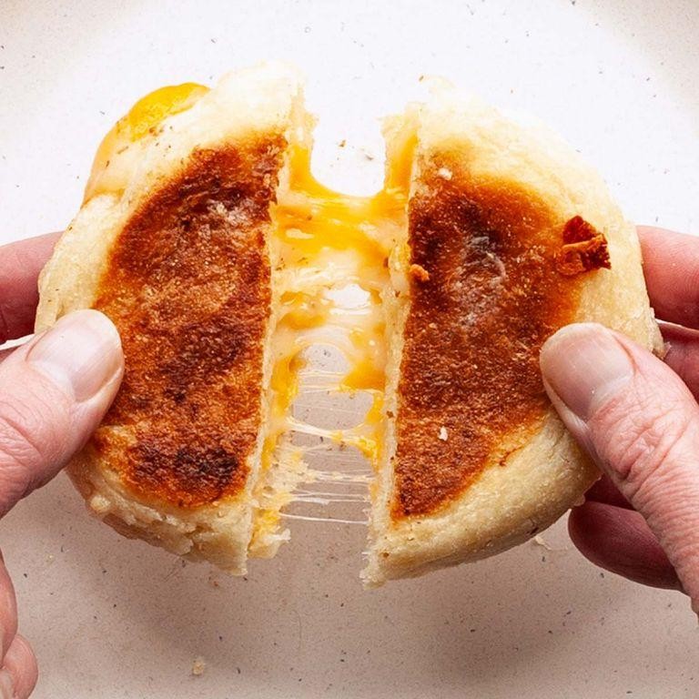 English Muffin Grilled Cheese