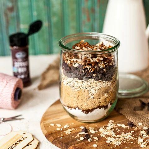 Espresso Chocolate Cookies in a Jar