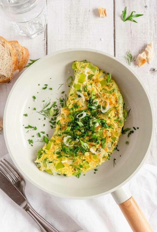Farm Fresh Egg Omelette with Herbs