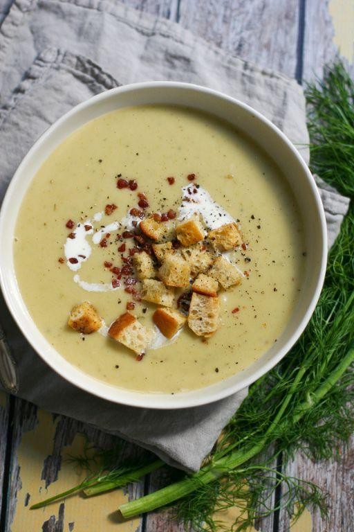 Fennel Frond and Potato Soup