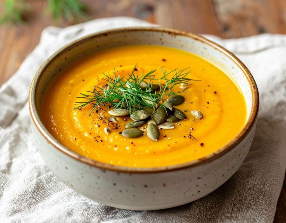 Fennel Frond and Pumpkin Soup