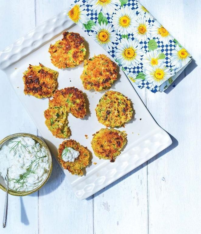 Fennel Frond and Zucchini Fritters