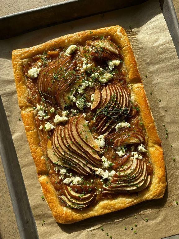 Fennel and Pear Tart