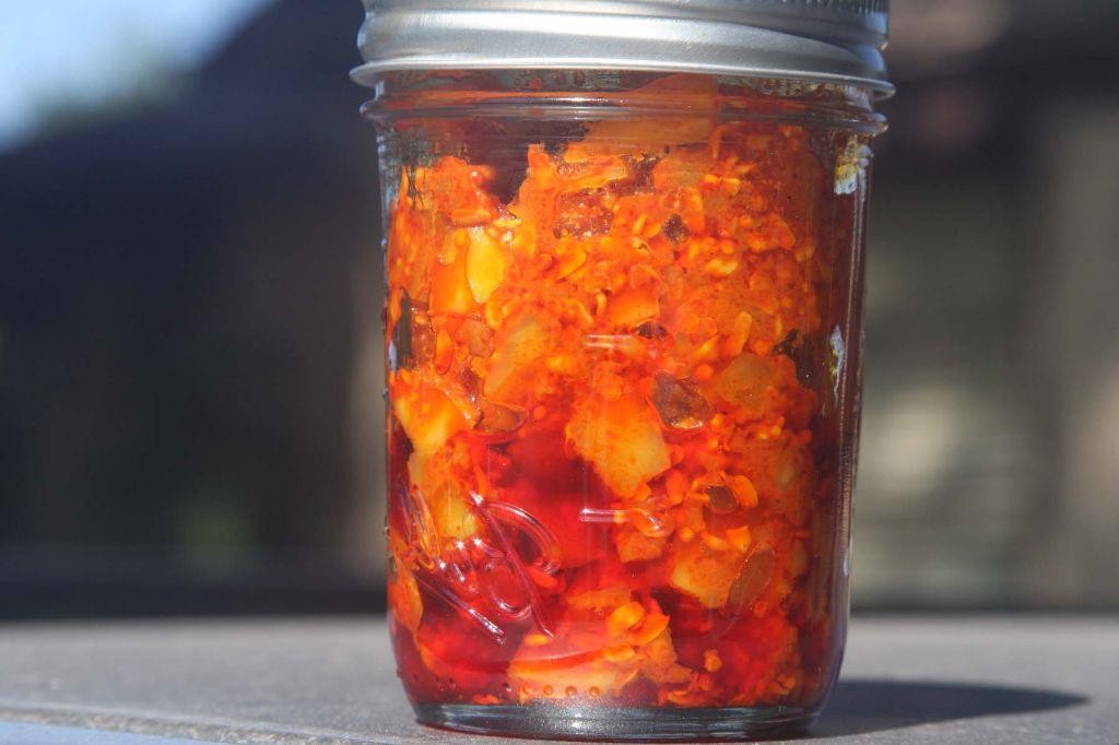 Fiery Pickled Mango