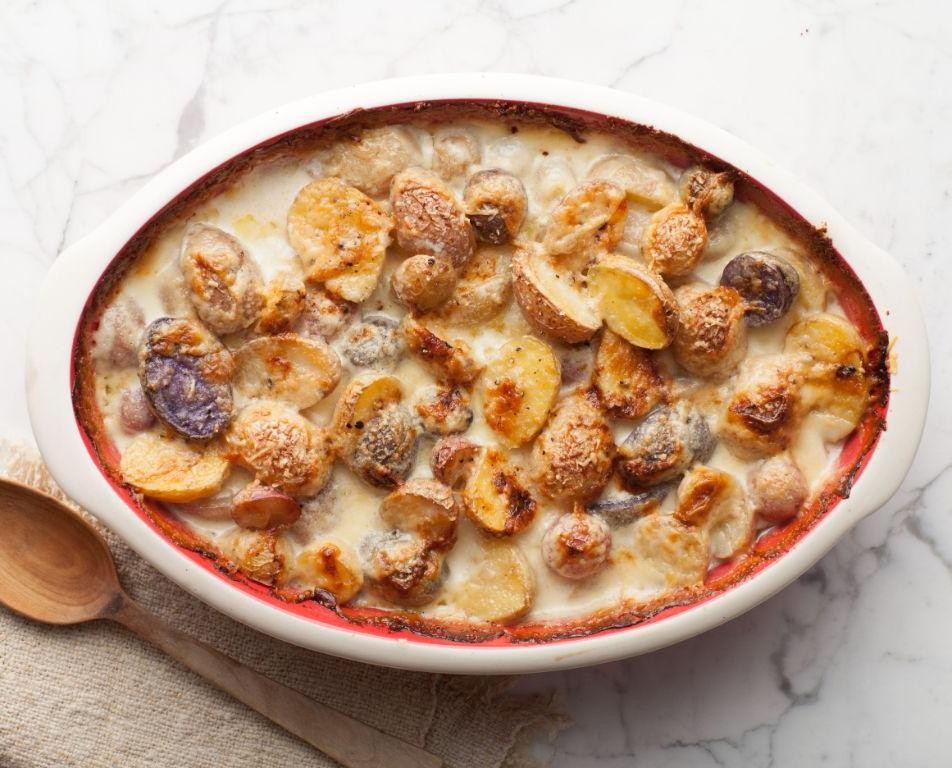 Fingerling Potato Gratin