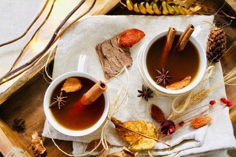 Fireside Spiced Tea Mocktail