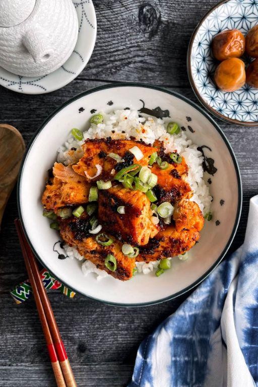 Fish Donburi (Rice Bowl)