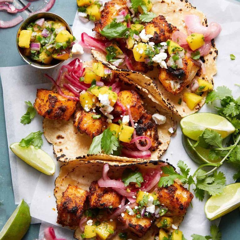 Fish Taco with Mango Salsa
