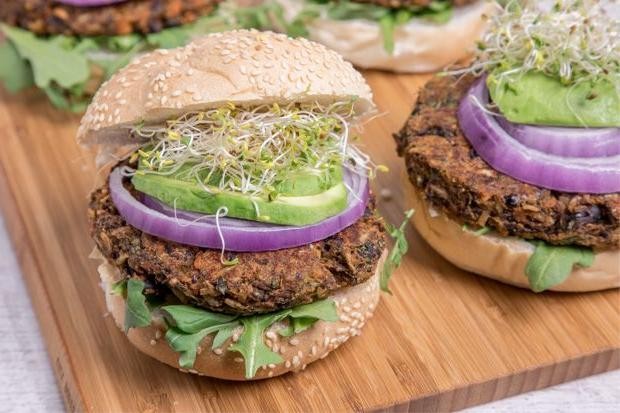 Flaxseed Veggie Burgers