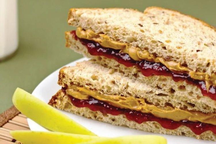 Flaxseed and Almond Butter Sandwich
