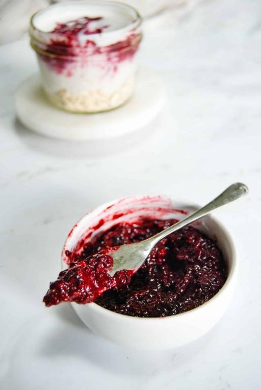 Flaxseed and Berry Jam