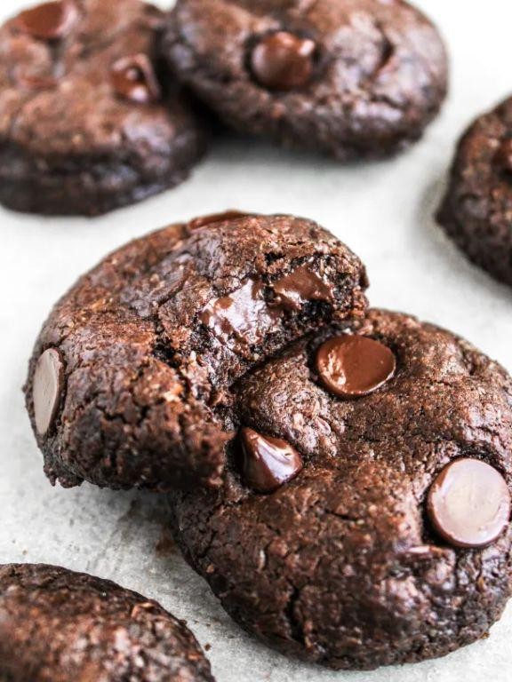 Flaxseed and Dark Chocolate Cookies