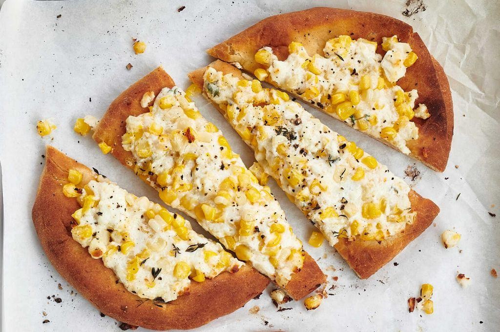 Four Cheese Naan Pizza