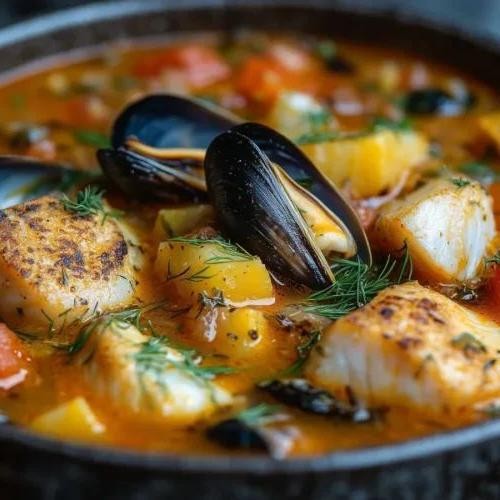 French Provencal Seafood Steamer Pot