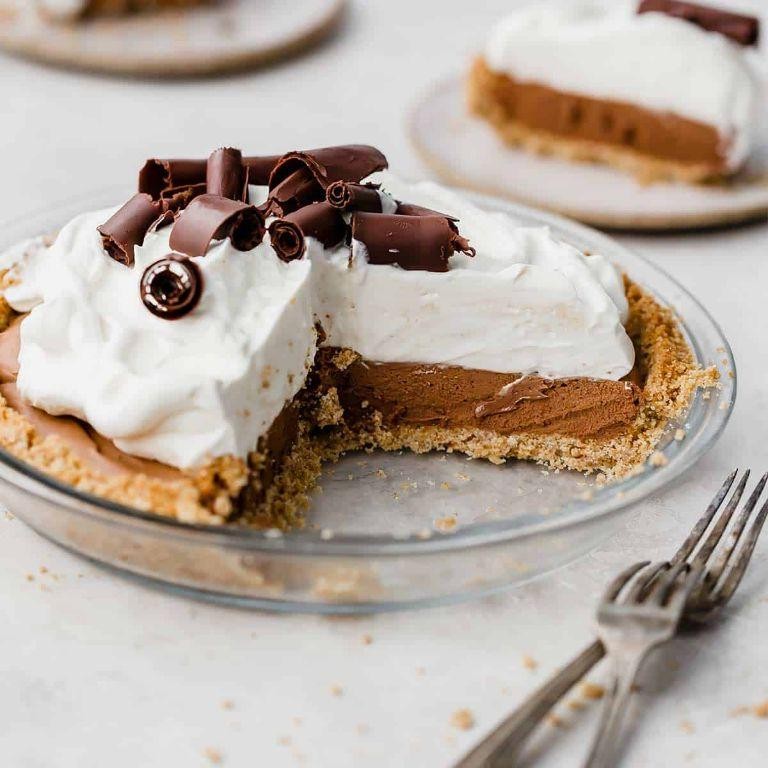 French Silk Pie with Graham Cracker Crust