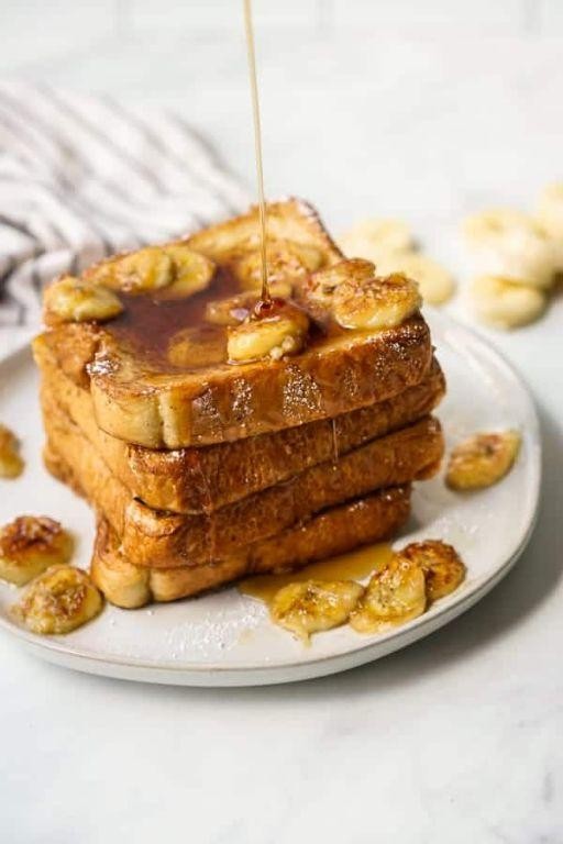 French Toast with Caramelized Bananas