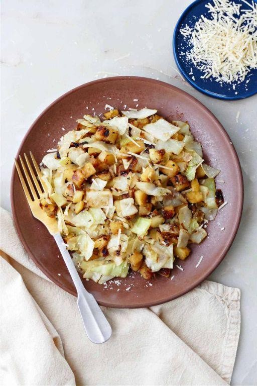 Fried Cabbage with Potatoes