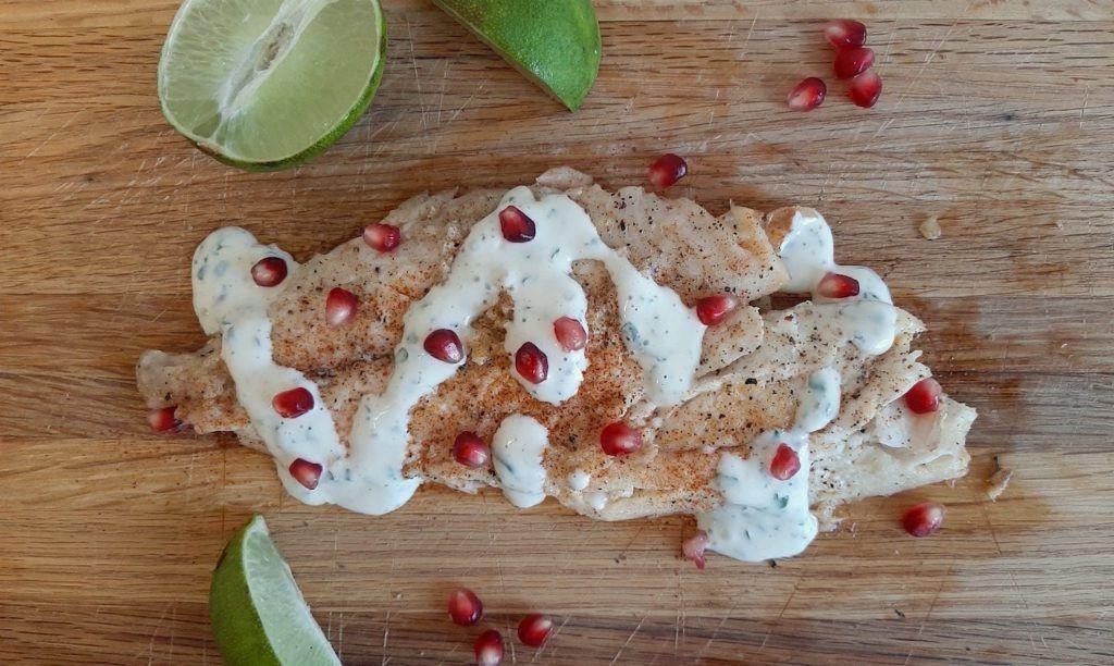 Fried Red Snapper with Cilantro Lime Dressing