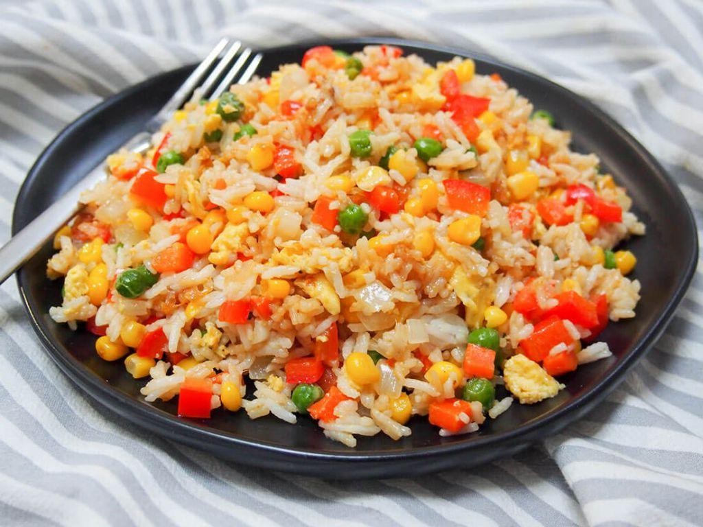 Fried Rice with Vegetables and Egg