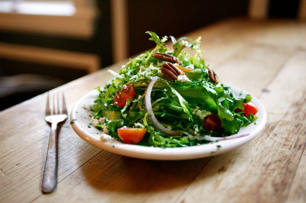 Frisee Salad with Roasted Garlic Dressing