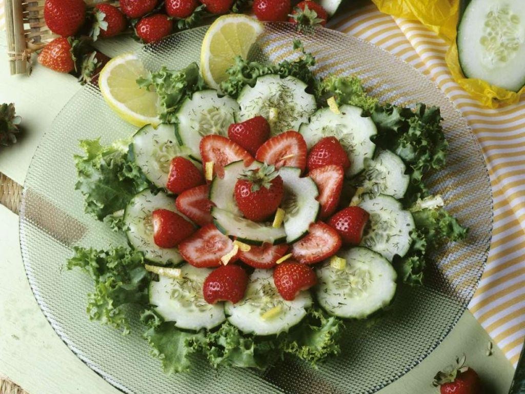 Frisee and Cucumber Salad