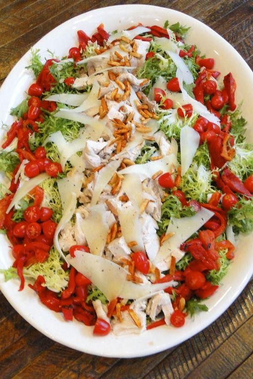 Frisee and Roasted Pepper Salad