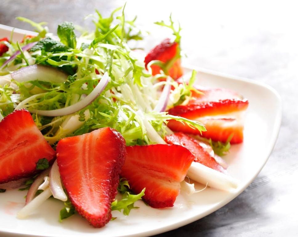 Frisee and Strawberry Salad