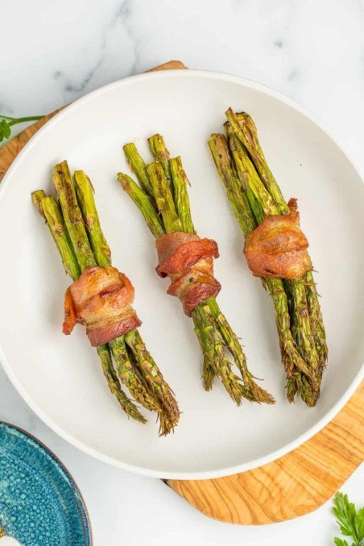 Frozen Asparagus and Bacon Wrapped Bundles