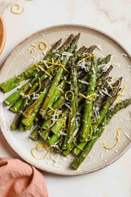 Frozen Asparagus with Lemon Butter Sauce