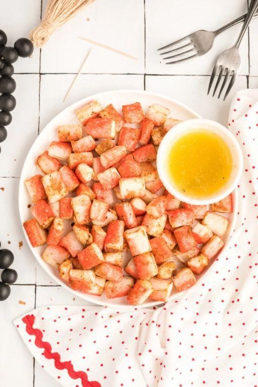 Garlic Butter Crab Bites