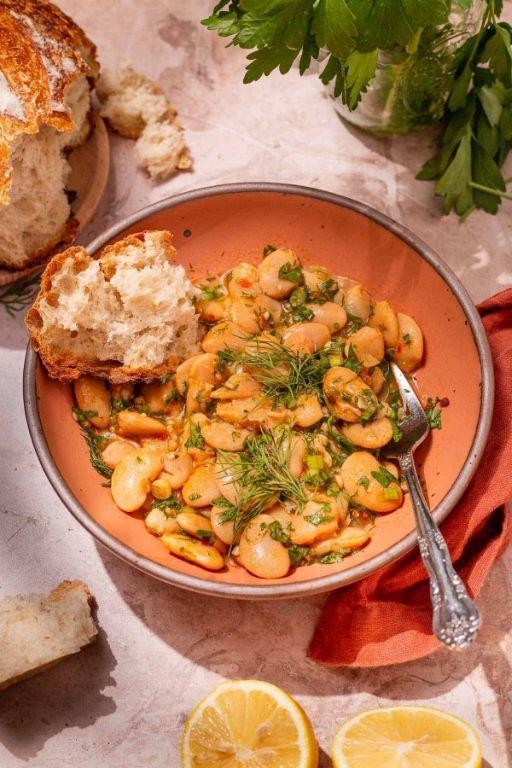 Garlic Butter Lima Beans