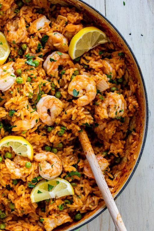 Garlic Butter Minute Rice with Shrimp