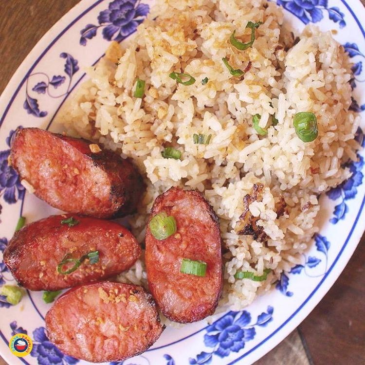 Garlic Fried Rice with Skinless Longanisa