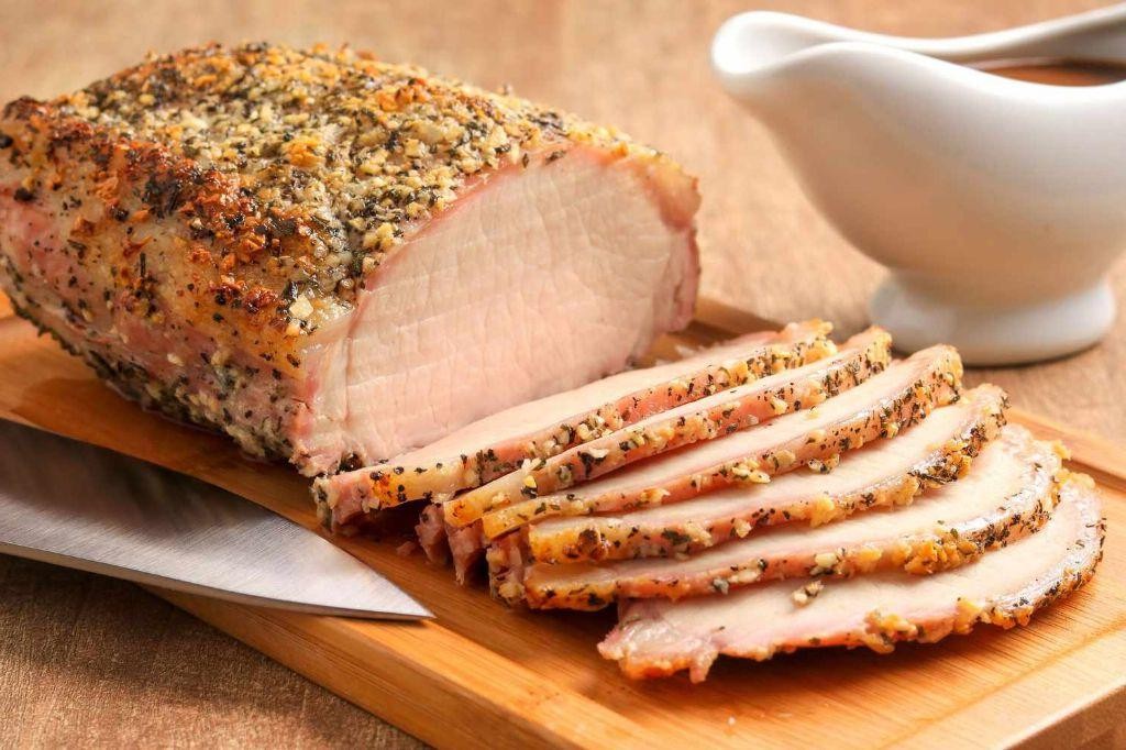 Garlic Herb Roasted Pork Sirloin