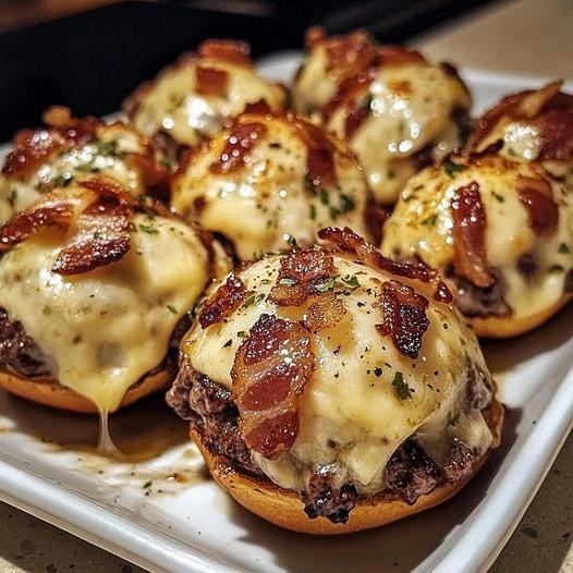 Garlic Parmesan Bacon Cheese Balls