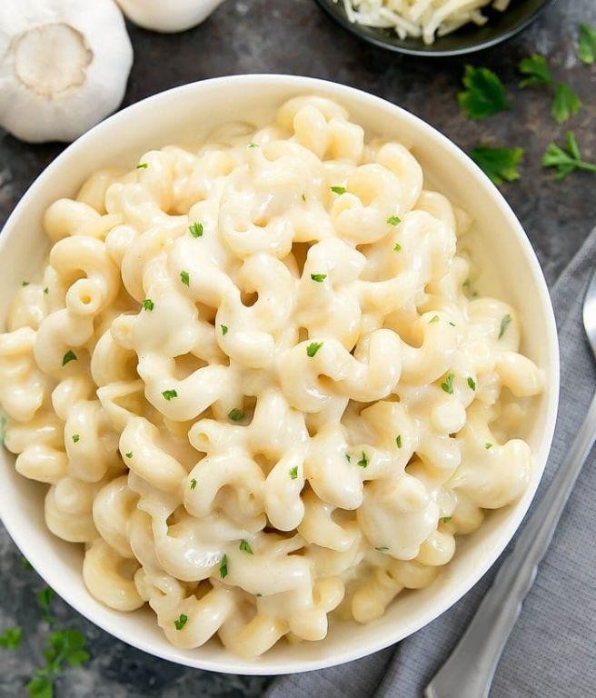 Garlic Parmesan Mac and Cheese