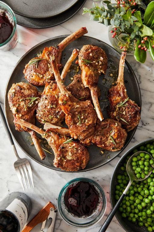 Garlic Rosemary Oven Baked Lamb Chops