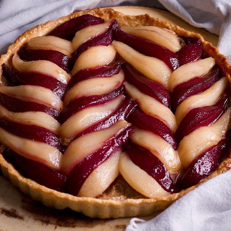 Gewürztraminer Pear Tart