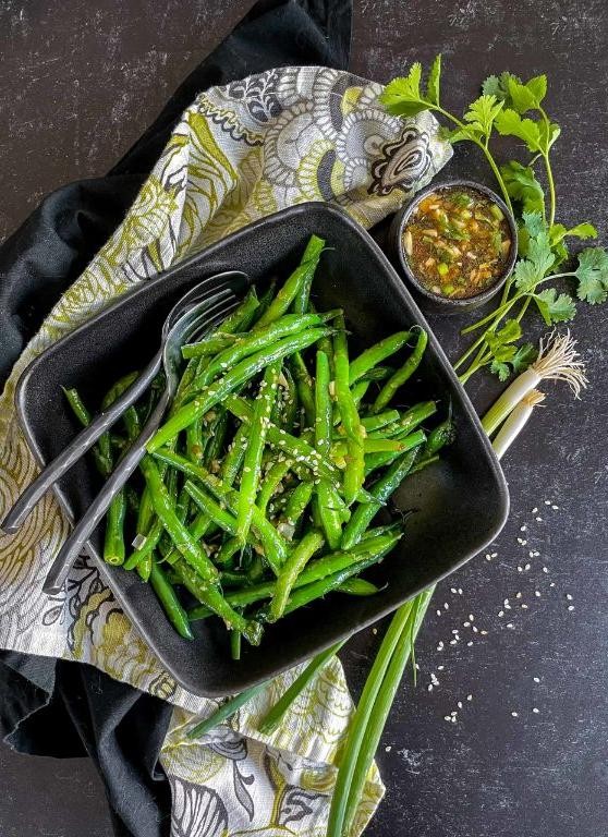 Ginger Soy Dilly Beans
