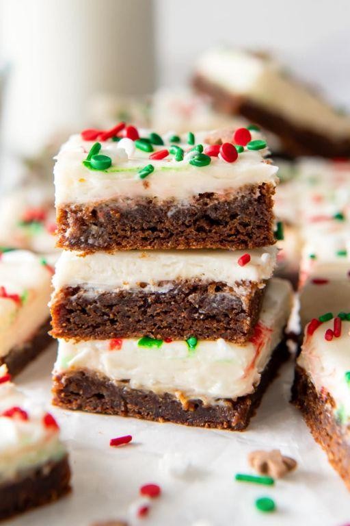 Gingerbread Cookie Bars