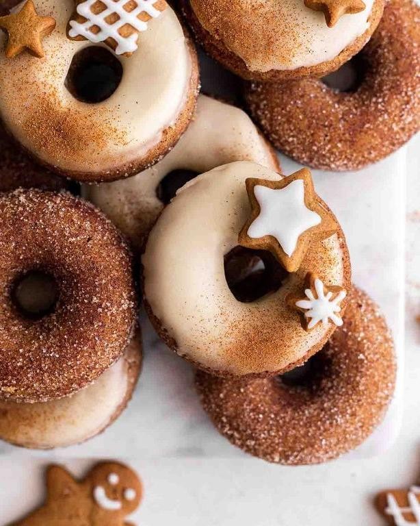 Gingerbread Doughnuts