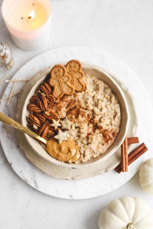 Gingerbread Low Calorie Oatmeal