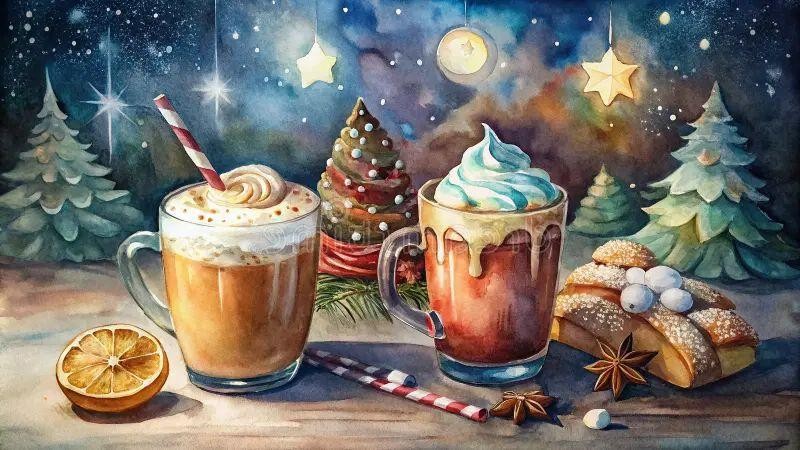 Gingerbread Poinsettia Latte