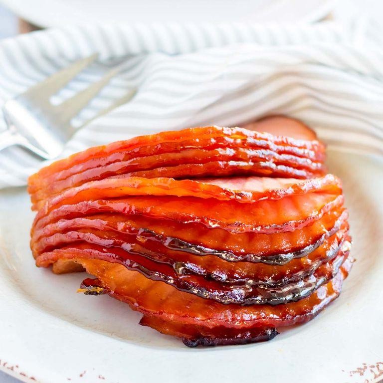 Glazed Deli Ham with Maple Mustard Sauce