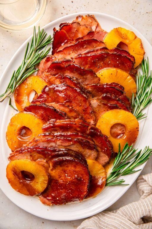 Glazed Ham with Pineapple