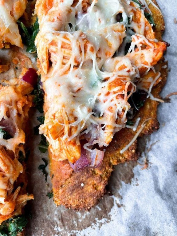 Gluten Free Buffalo Chicken Pizza